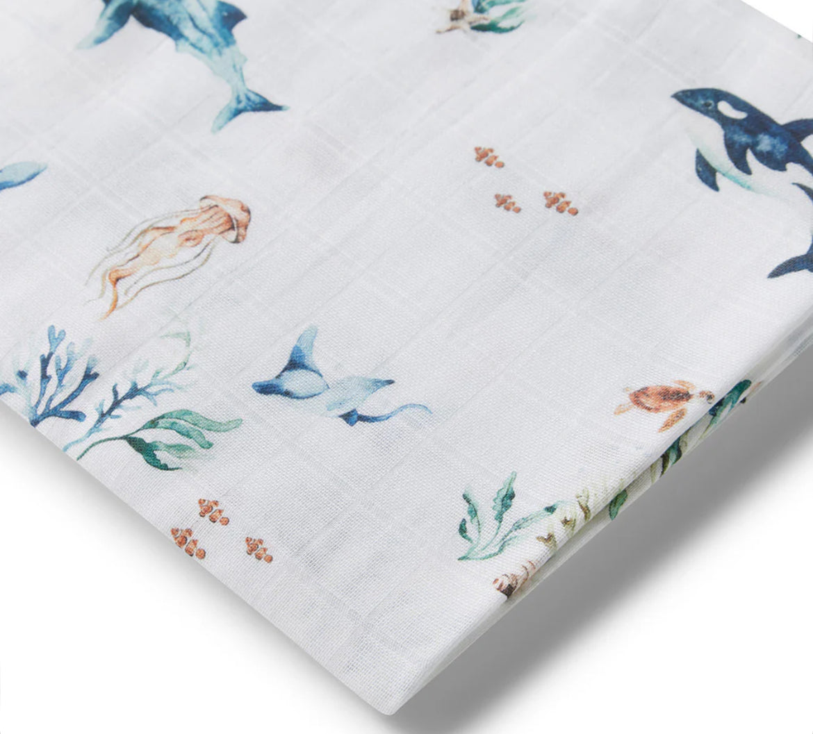 Ocean Organic Muslin Wrap