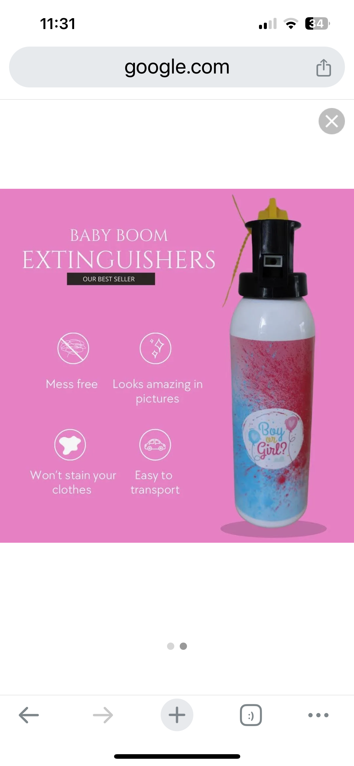 Gender Reveal Extinguisher