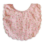 Scallop Edge Bib - Posy Heart - Alimrose