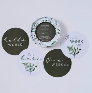 Enchanted & Olive Milestone Cards