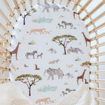 Safari Fitted Bassinet Sheet