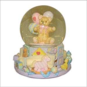 Bear Music Snow Globe