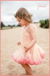 Peach and Coral Pettidress