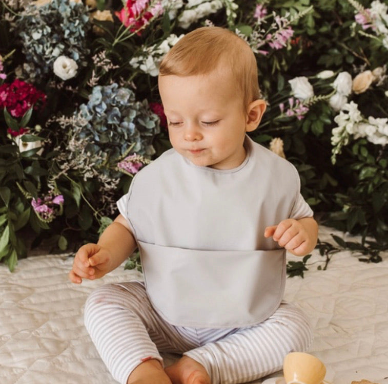 Waterproof Snuggle Bib - Dove